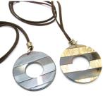 Yahoo! Yahoo!ショッピング(ヤフー ショッピング)ネックレス レディース 丸型トップレザーネックレス KN47002