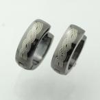 Yahoo! Yahoo!ショッピング(ヤフー ショッピング)ピアス ステンレスピアス 片耳販売 ロープタイプ（黒）丸み有り KP11011