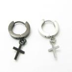 Yahoo! Yahoo!ショッピング(ヤフー ショッピング)ピアス ステンレスピアス シンプルクロス フープピアス KP30025