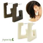 Yahoo! Yahoo!ショッピング(ヤフー ショッピング)ピアス ウッド 木 天然素材 ナチュラル 自然 フープ 木目 KP49004