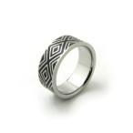 Yahoo! Yahoo!ショッピング(ヤフー ショッピング)指輪 リング ステンレス ぐるりっと幾何学模様KR313