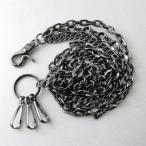 Yahoo! Yahoo!ショッピング(ヤフー ショッピング)ウォレットチェーン ブラックロジウム加工 ３連タイプ キヘイ 変形平あずき 長あずき kw14003