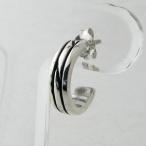 ピアス シルバー シンプルデザイン 縦２ライン 斜めライン シルバーピアス na1033