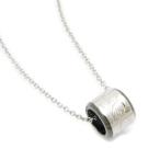 ネックレス メンズ ハワイアンジュエリー シルバーネックレス バレル close to me ブラックコート SN13-237