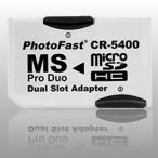 MicroSD-MS Pro Duo изменение адаптер +4GBSDHC(2 листов ) комплект [CR-5400]
