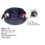 S端子付きAVケーブル(オス⇔オス/75Ω/OFC/金メッキ)/10m (AV-SA-100)
