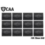 CAA-RGP-006BK CAA Airsoft PCK レールカバー 12pcs for 20mmレール CAA-PCK