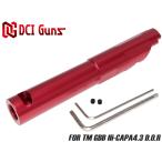 DCI-GBOB-011R DCI Guns 11mm правильный винт metal внешний barrel [ Tokyo Marui GBB выхлоп .pa4.3 DOR для ] красный 