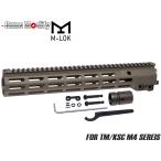 GM0551　Guns Modify Geisseleタイプ SMR MK16 13.5インチ M-LOKレール for TM GBB/AEG M4