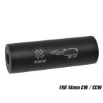 H2806B MILITARY-BASE( милитари основа )108mm Short глушитель черный 14mm правильный винт /14mm обратный винт обе соответствует 