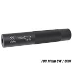 H2806B198 MILITARY-BASE( милитари основа )198mm глушитель черный 14mm правильный винт /14mm обратный винт обе соответствует 