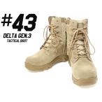 H8301T43　DELTAモデル タクティカルブーツ w/ サイドジッパー Gen3/TAN/27cm