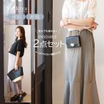 マタニティ 服 授乳服 レースブラウス×リブワンピアンサンブル ボタンタイプ 【587527】 ママ Milk tea ミルクティー
