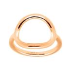 Silpada 'Karma' Open Circle Ring in 18K Rose Gold-Plated Sterling Silver, Size 6