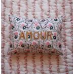 CSAO PARIS AMOUR вышивка сообщение подушка BONJOUR love цветок лист птица Франция рука вышивка интерьер подарок 