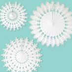 A little lovely company ペーパー スノーフレークス Paper snowflakes / White