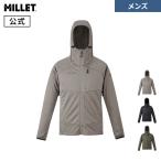 ショッピング登山 アウトレット公式 ミレー Millet ウィンド シールド ストレッチ フーディ MIV02152 メンズ