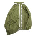  дождь товары "ma Roo k" plain pattern ветровка ( мешочек есть ) зеленый (9)