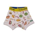 アンダーウエアー "オーシャン&amp;グラウンド" Foodボクサーパンツ グレージュ(GE)