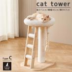 展望ベッド ハシゴ付き キャットタワー タイプC