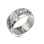  гавайская бижутерия выполненный под заказ кольцо кольцо кольцо ширина 8mm толщина 2mm barrel серебряный 925 камбала kini простой SB8E-B20