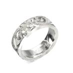  гавайская бижутерия выполненный под заказ кольцо кольцо кольцо ширина 6mm толщина 2mm Flat серебряный 925 прокрутить no- край SF6A-E20