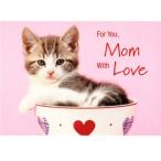  кошка. Valentine карта мама к Valentine 