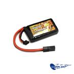 OPTION No.1 オプションNo.1 BIG POWER LIPO リポバッテリー 1100mAh 7.4V PEQインタイプ 34mm×59mm×11.5mm マッチドバッテリー メール便可