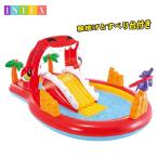 ビーチボールプレゼント ビニールプール ハッピーダイノプレイセンター 恐竜 子供用 インテックス INTEX