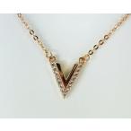 Yahoo! Yahoo!ショッピング(ヤフー ショッピング)ネックレス  レディ−ス V字 ピンクゴールド キラキラ  プレゼント  mimosa