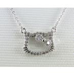 Yahoo! Yahoo!ショッピング(ヤフー ショッピング)ネックレス レディ−ス ネコ リボン ラインストーン シルバー ギフト mimosa