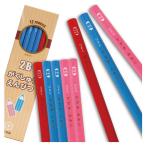 名入れ 赤鉛筆 鉛筆 がくしゅう 鉛筆 2B 名入れ 団体様 値引 クーポン 有 １ダースから送料無料 普通郵便 送料無料 水色 ピンク sotsuen gks (郵14 2個ネ