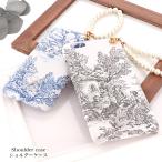 iPhone 14 ケース スマホケース ショルダーケース カバー 携帯ケース スマホカバー おしゃれ かわいい けいたいケース 布 トワルドジュイ