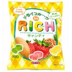 三都屋商事 ドライフルーツinRICH キャンディ キウイ＆いちご＆パイン T4570122660117 ドライフルーツキャンディ果肉入りキャンディ 個包装 フルーツ飴