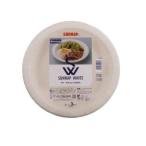 サンナップ ホワイトペーパープレートL 25cm 3枚入　T4901627020043　紙皿 大皿 使い捨てプレート ペーパープレート 25cm ホワイト BBQ用品 アウトドア用品