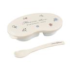 YUE-651 おでかけ離乳食食器Flower/IV　T4981181936301　離乳食 食器 セット / おでかけ 離乳食 / ベビー 食器 持ち運び / 赤ちゃん 食事グッズ