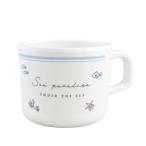 YUE-652 メラミンマグ Sea BL　T4981181936332　メラミンマグ / 子供用マグ / 割れにくいコップ / 軽量マグカップ / キッズ食器 / 海デザイン / ブルーマグ