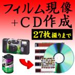 カラーフィルム現像+CDデータ化 27枚撮りまで対応 インスタントカメラ フィルム 現像 使い捨てカメラ 写ルンです 現像 35mm APS 郵送 ネット おすすめ