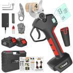 電動剪定バサミ 【山本造園会社監修】剪定バサミ 18V切断径40mmのコードレス充電式剪定バサミ 2段階開き角度調節可 マキタ18V互換 4500m