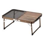 キャプテンスタッグ(CAPTAIN STAG) アウトドアテーブル テーブル ハーフメッシュテーブル アルミ製 ビストロ UC-578 (約)幅60