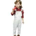 Foucome Girls Kids Jeans Adjustable Strap Ripped Long Denim Overalls Jumpsuits Pants【並行輸入品】