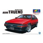 1/24プリペイントモデル SP トヨタ AE86 トレノ '83  レッド/ブラック  アオシマ プラモデル