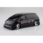 No.96 1/24 черный mafia TCR11W Estima '98 Toyota Aoshima The * tuned машина пластиковая модель 