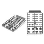 （ネコポス複数でも270円 沖縄不可）OP-424 PC-05プラサポ1（5mmポリキャップ用） ウエーブ オプションシステム