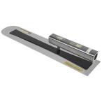 金長 先丸鏝本焼0.3黒塗角柄 420MM 4977292160780 [大工道具 左官鏝 仕上鏝]