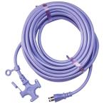 ショッピング延長コード KOWA ソフトタイプ延長コード10m KM03-10 ムラサキ 4580138480036 [電工ドラム コード 延長コード 10M]