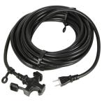 KOWA ソフトタイプ延長コード10m KM05-10 クロ 4580138480050 [電工ドラム コード 延長コード 10M]