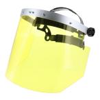 DBLTACT フェイスシールド かぶり型 ワイド イエロー DT-KFS-YW