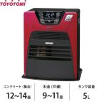 ショッピング石油ファンヒーター トヨトミ ハイブリッドヒーター LC-SHB40L(RD) (ディープレッド/コンクリート14畳/木造11畳) [TOYOTOMI 石油ファンヒーター]