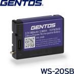 【メール便】ジェントス LEDヘッドライト ダブルスター 専用充電池 WS-10SB (対応機種： WS-243HD / WS-343HD / WS-543HD / WS-643HD / WS-743HD)